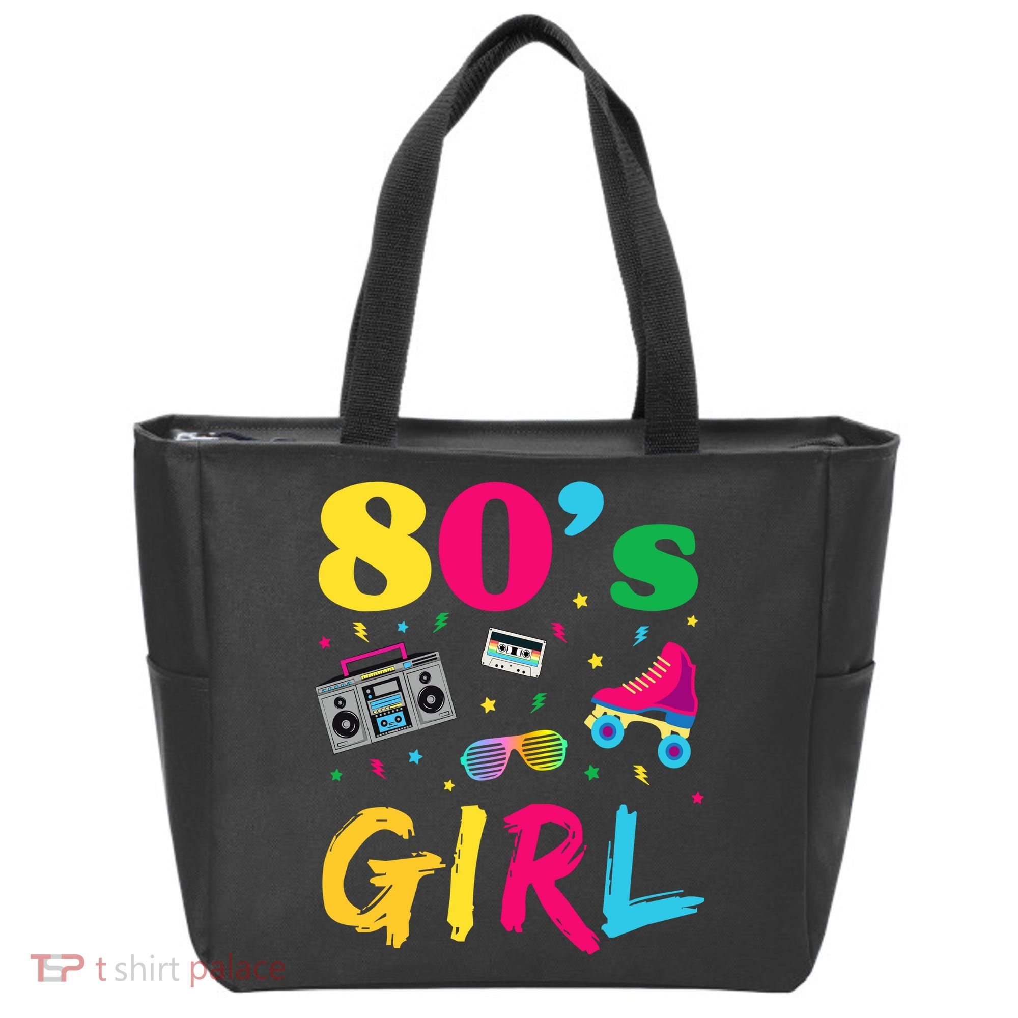 80s Girl Retro Costume Tote Bag