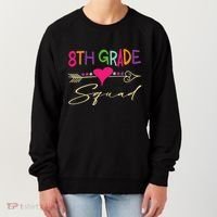 8Th Grade Squad Welcome Back To School Women's Sweatshirt thumb 0