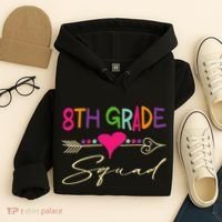 8Th Grade Squad Welcome Back To School Hoodie thumb 4