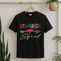 8Th Grade Squad Welcome Back To School T-Shirt thumb 2