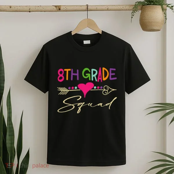 8Th Grade Squad Welcome Back To School T-Shirt