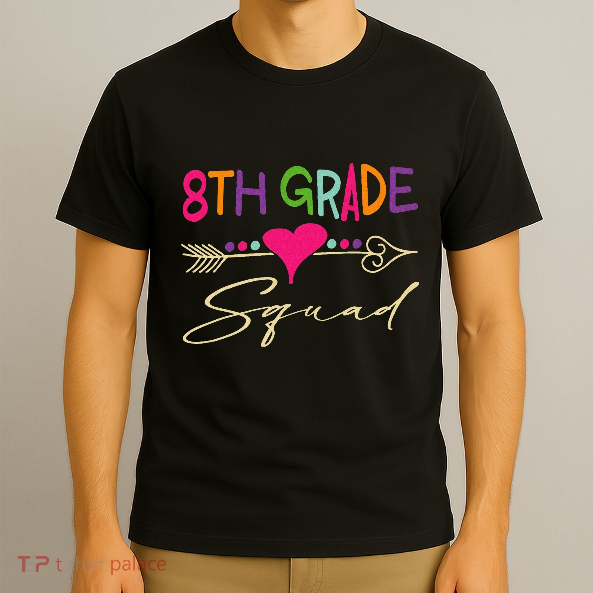 8Th Grade Squad Welcome Back To School T-Shirt