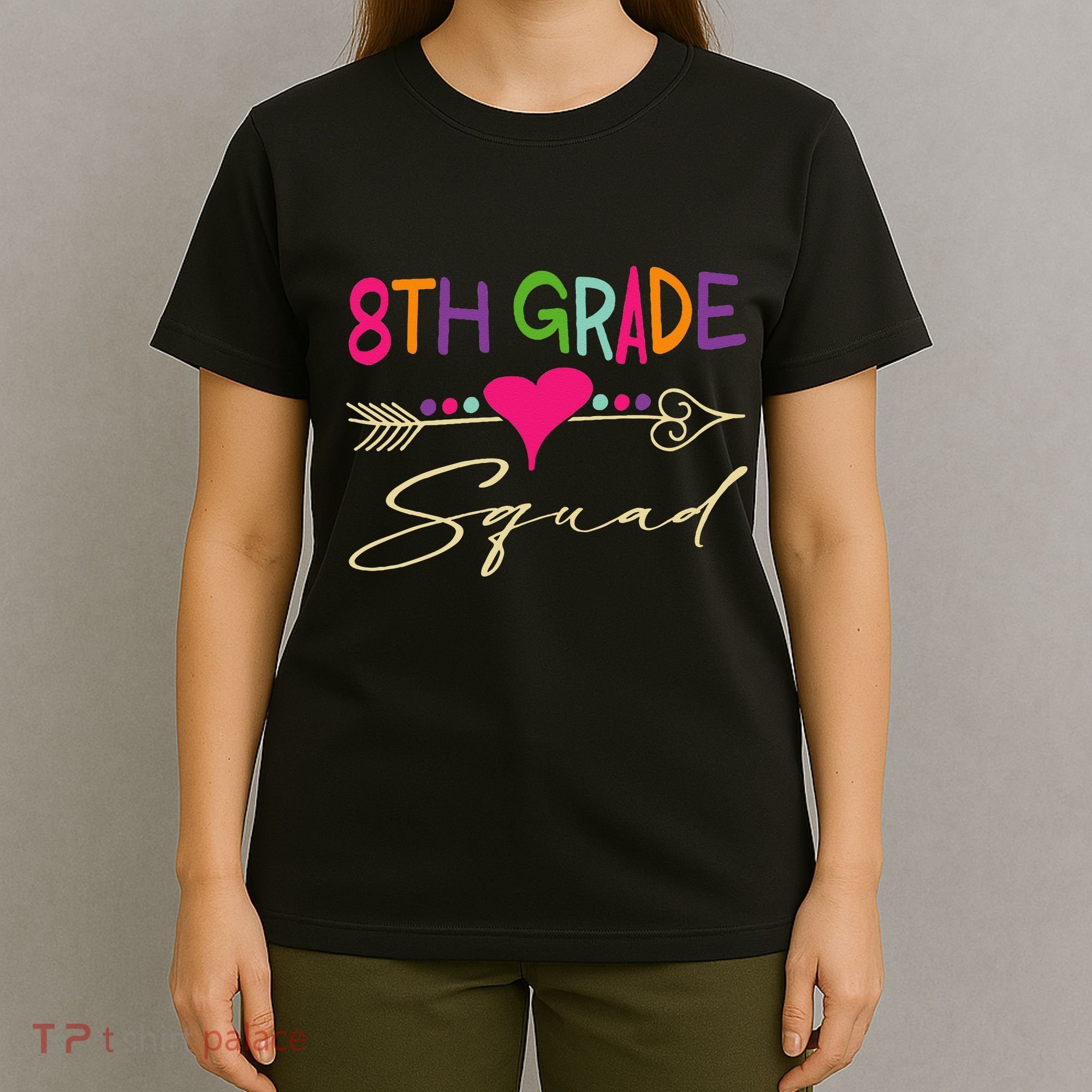 8Th Grade Squad Welcome Back To School T-Shirt