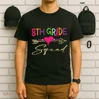 8Th Grade Squad Welcome Back To School T-Shirt thumb 6