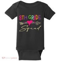 8Th Grade Squad Welcome Back To School Baby Bodysuit thumb 0