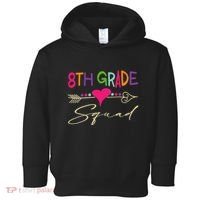 8Th Grade Squad Welcome Back To School Toddler Hoodie thumb 0