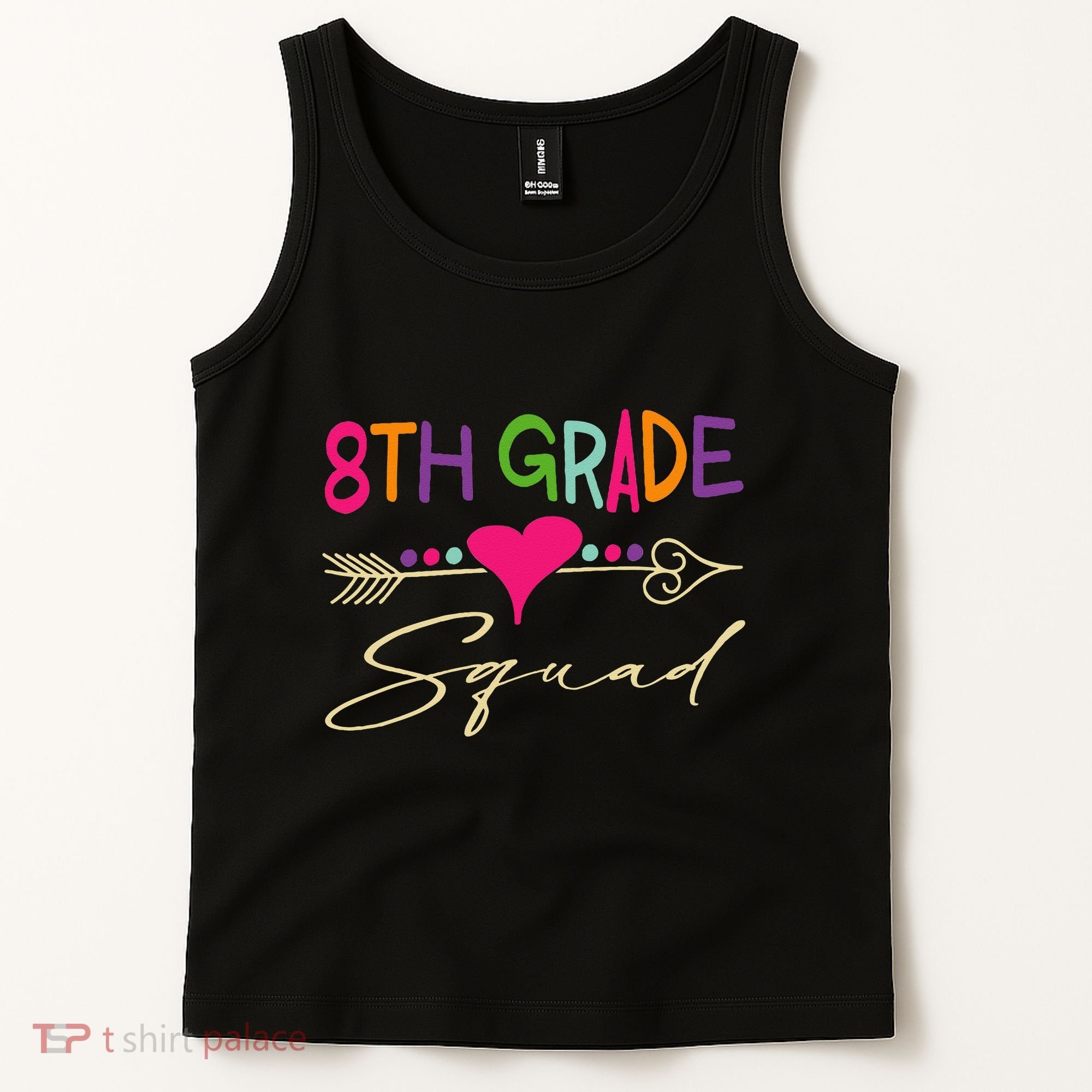 8Th Grade Squad Welcome Back To School Tank Top