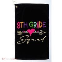 8Th Grade Squad Welcome Back To School Golf Towel thumb 0