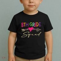 8Th Grade Squad Welcome Back To School Toddler T-Shirt thumb 2