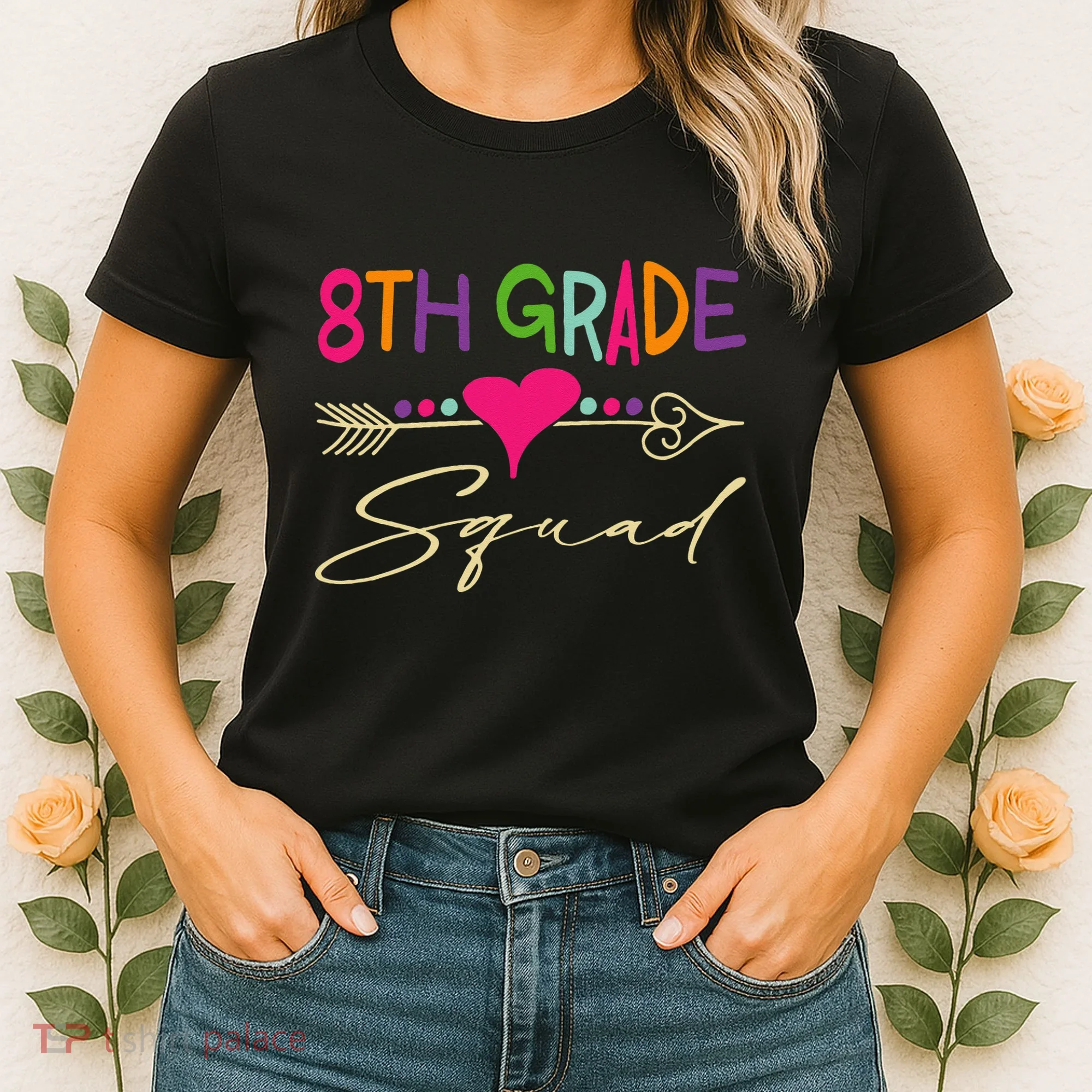 8Th Grade Squad Welcome Back To School Women's T-Shirt
