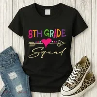 8Th Grade Squad Welcome Back To School Women's T-Shirt thumb 3