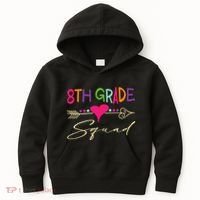 8Th Grade Squad Welcome Back To School Kids Hoodie thumb 0