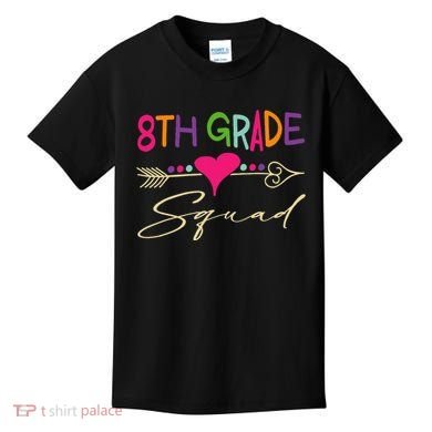8Th Grade Squad Welcome Back To School Kids T-Shirt