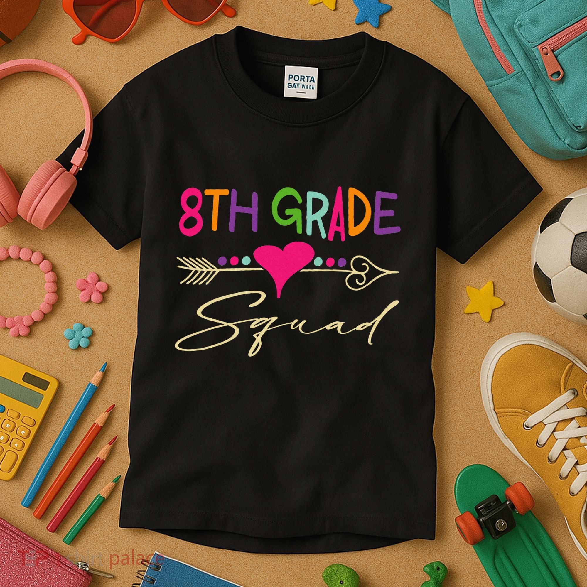 8Th Grade Squad Welcome Back To School Kids T-Shirt