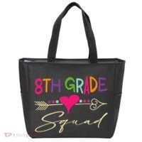 8Th Grade Squad Welcome Back To School Tote Bag thumb 0