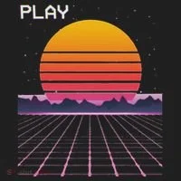 80s Grid Sunset Vaporwave Synthwave Outrun Women's Sweatshirt thumb 2
