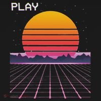 80s Grid Sunset Vaporwave Synthwave Outrun Visor thumb 3