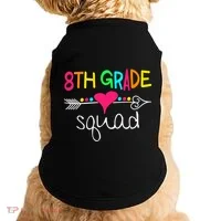 8th Grade Squad Eighth Teacher Student Team Back To School Gift Doggie Tank thumb 0