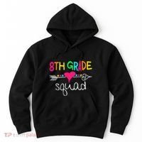 8th Grade Squad Eighth Teacher Student Team Back To School Gift Hoodie thumb 0