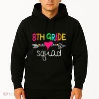 8th Grade Squad Eighth Teacher Student Team Back To School Gift Hoodie thumb 2