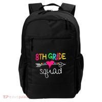 8th Grade Squad Eighth Teacher Student Team Back To School Gift Backpack thumb 0