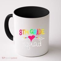 8th Grade Squad Eighth Teacher Student Team Back To School Gift Coffee Mug thumb 0