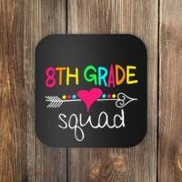 8th Grade Squad Eighth Teacher Student Team Back To School Gift Coaster thumb 0