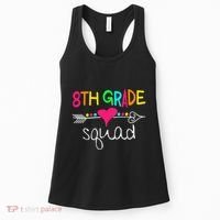 8th Grade Squad Eighth Teacher Student Team Back To School Gift Women's Tank Top thumb 0