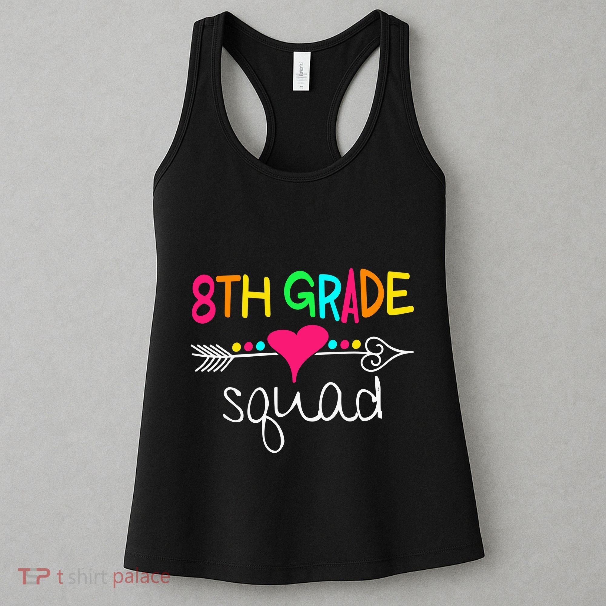8th Grade Squad Eighth Teacher Student Team Back To School Gift Women's Tank Top