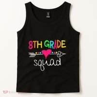 8th Grade Squad Eighth Teacher Student Team Back To School Gift Tank Top thumb 2