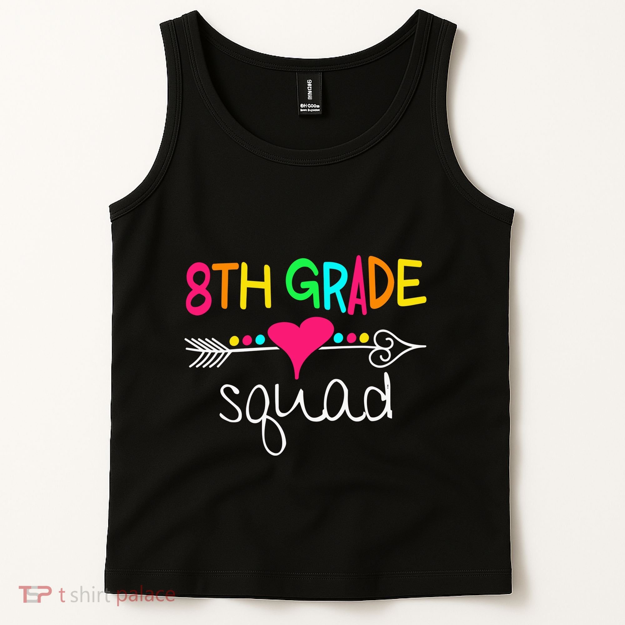 8th Grade Squad Eighth Teacher Student Team Back To School Gift Tank Top