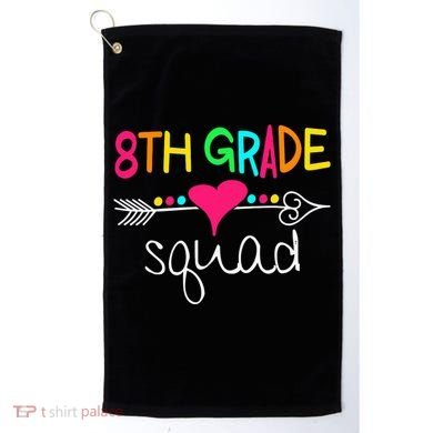 8th Grade Squad Eighth Teacher Student Team Back To School Gift Golf Towel
