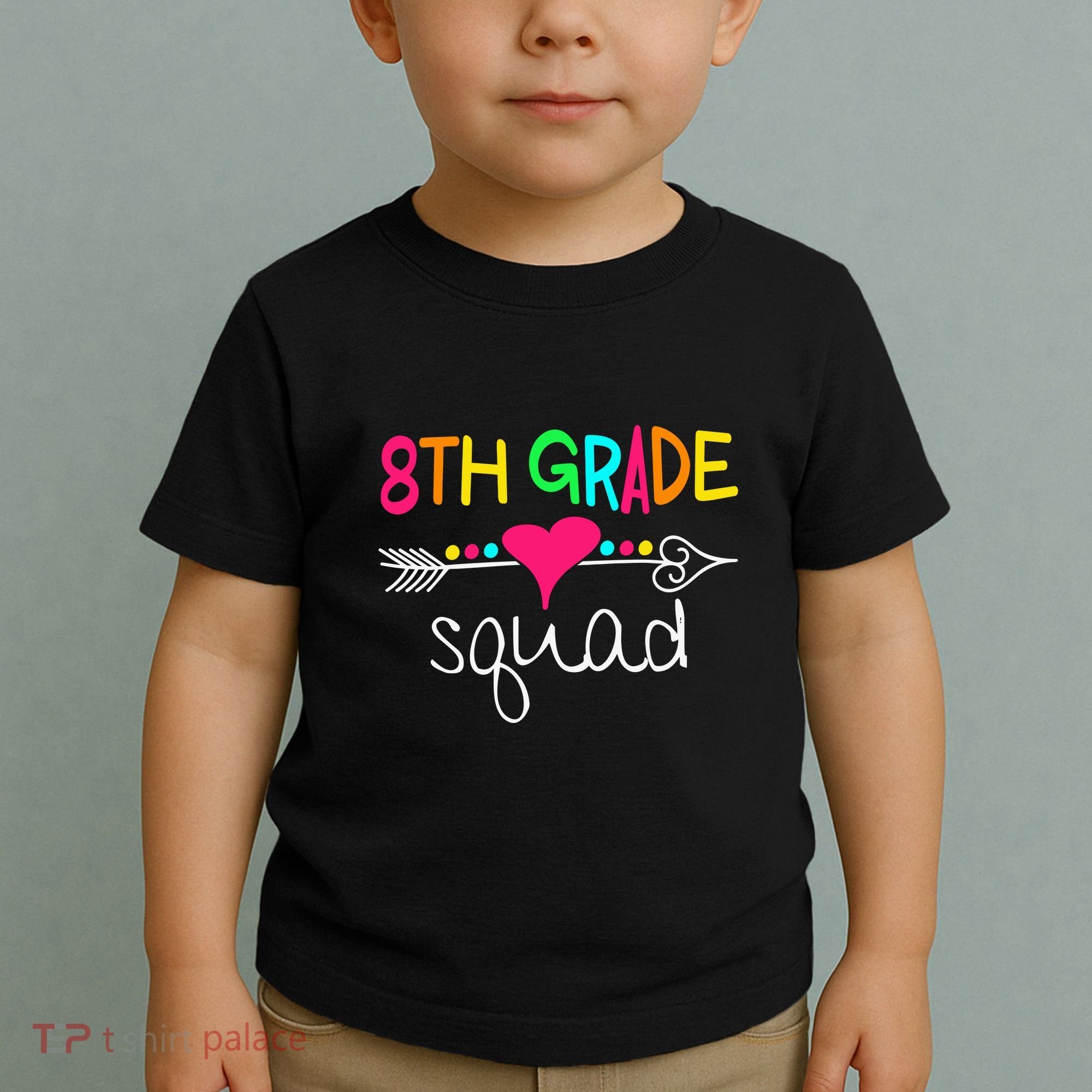 8th Grade Squad Eighth Teacher Student Team Back To School Gift Toddler T-Shirt