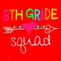 8th Grade Squad Eighth Teacher Student Team Back To School Gift Santa Hat thumb 1