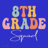 8th Grade Squad Retro Groovy Women Happy First Day Of School Women's Tank Top thumb 5