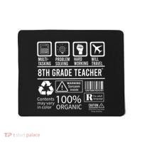 8th Grade Teacher MultiTasking Certified Job Back To School Gift Mousepad thumb 0
