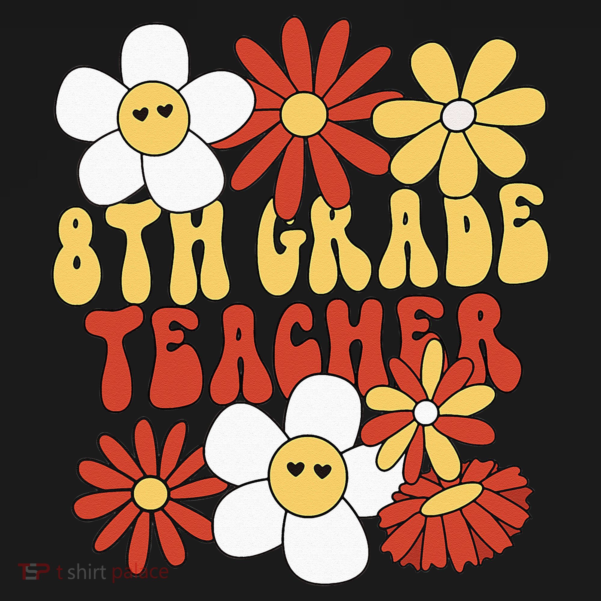 8th Grade Teacher Groovy Eighth Grade Teacher Doggie Tank