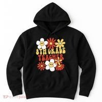 8th Grade Teacher Groovy Eighth Grade Teacher Hoodie thumb 0