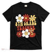 8th Grade Teacher Groovy Eighth Grade Teacher T-Shirt thumb 0