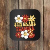 8th Grade Teacher Groovy Eighth Grade Teacher Coaster thumb 0