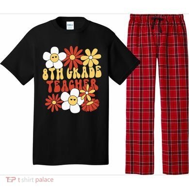 8th Grade Teacher Groovy Eighth Grade Teacher Pajama Set