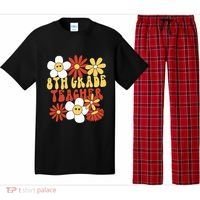 8th Grade Teacher Groovy Eighth Grade Teacher Pajama Set thumb 0