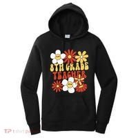 8th Grade Teacher Groovy Eighth Grade Teacher Women's Hoodie thumb 0