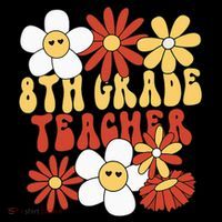 8th Grade Teacher Groovy Eighth Grade Teacher Women's Hoodie thumb 2