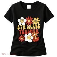 8th Grade Teacher Groovy Eighth Grade Teacher Women's T-Shirt thumb 0