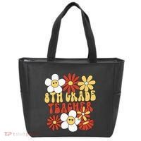 8th Grade Teacher Groovy Eighth Grade Teacher Tote Bag thumb 0