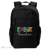 8th Grade Teacher Tie Dye Appreciation Day Back To School Backpack thumb 0