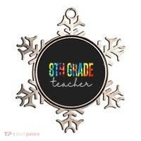 8th Grade Teacher Tie Dye Appreciation Day Back To School Ornament thumb 0