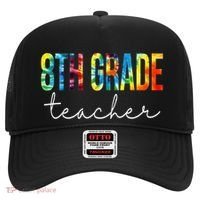 8th Grade Teacher Tie Dye Appreciation Day Back To School Hat thumb 0