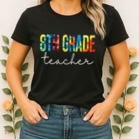 8th Grade Teacher Tie Dye Appreciation Day Back To School Women's T-Shirt thumb 2